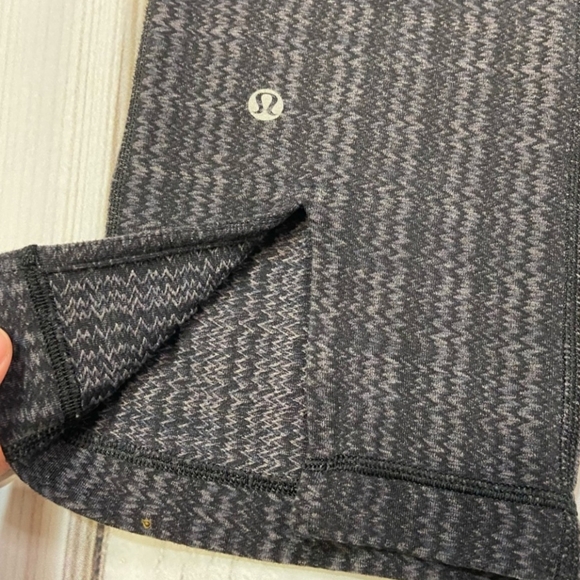 LULULEMON Gather& Crow crop leggings Zippy Wee September Black Sz 6 - Picture 9 of 10